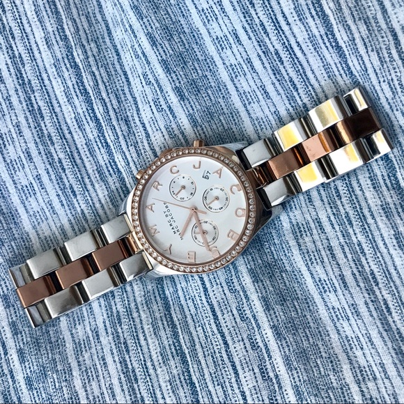 Marc Jacobs Rose Gold + Silver Watch ⌚️ - Picture 1 of 6